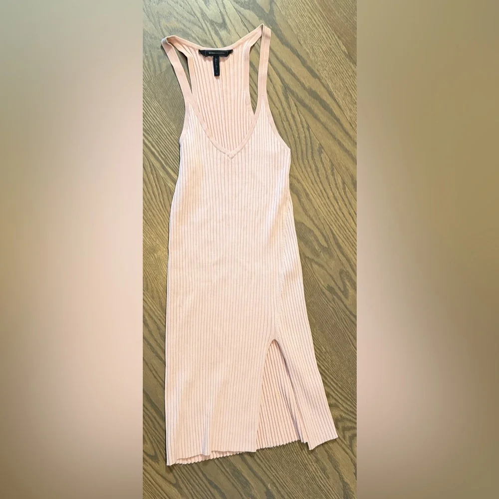 Blush knit Sleeveless Dress - Picture 2 of 6
